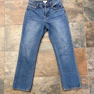 H&M Denim Blue Straight Leg Jeans